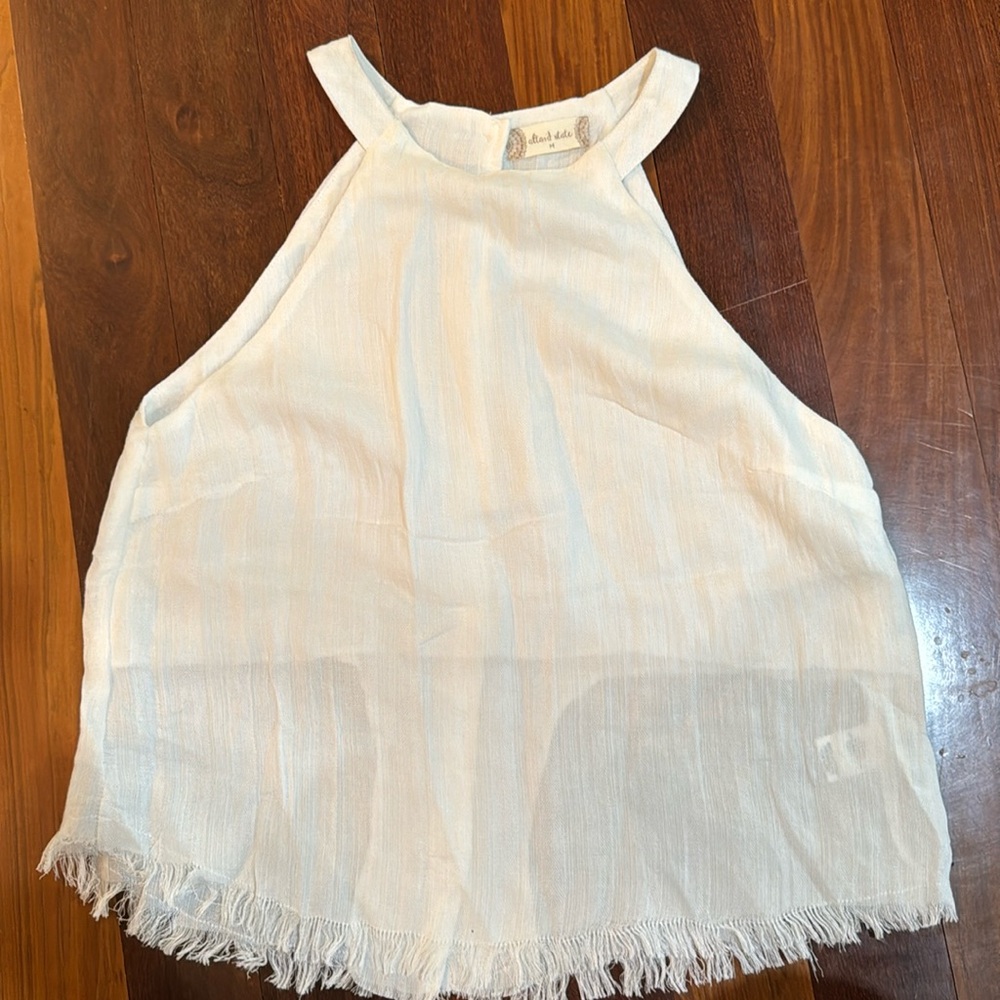 Altar’d State white fringe top